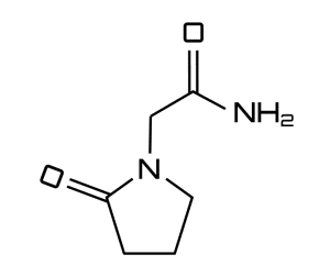 MODAFINIL-SHOP Piracetam Chemical Structure